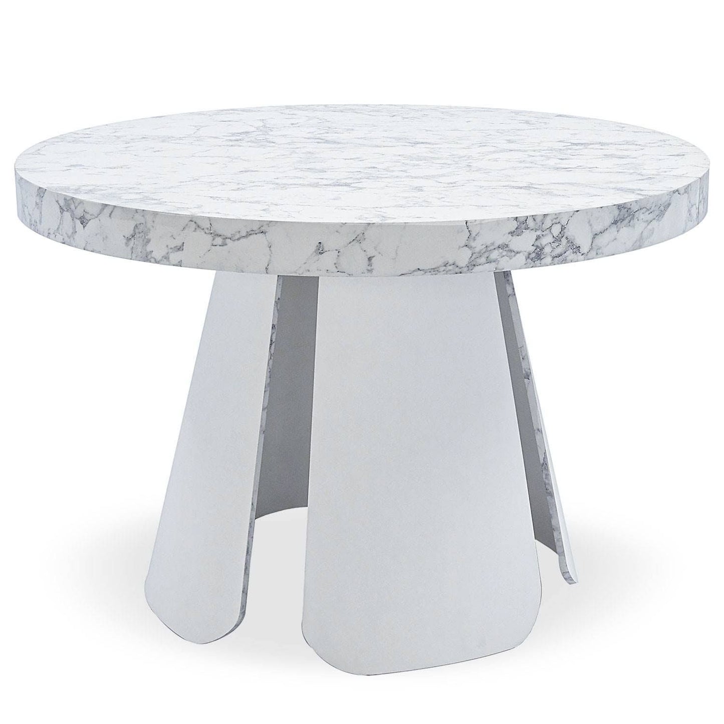 Round Extendable Dining Table Henriette With Smooth Extension Mechanism For Flexible Seating