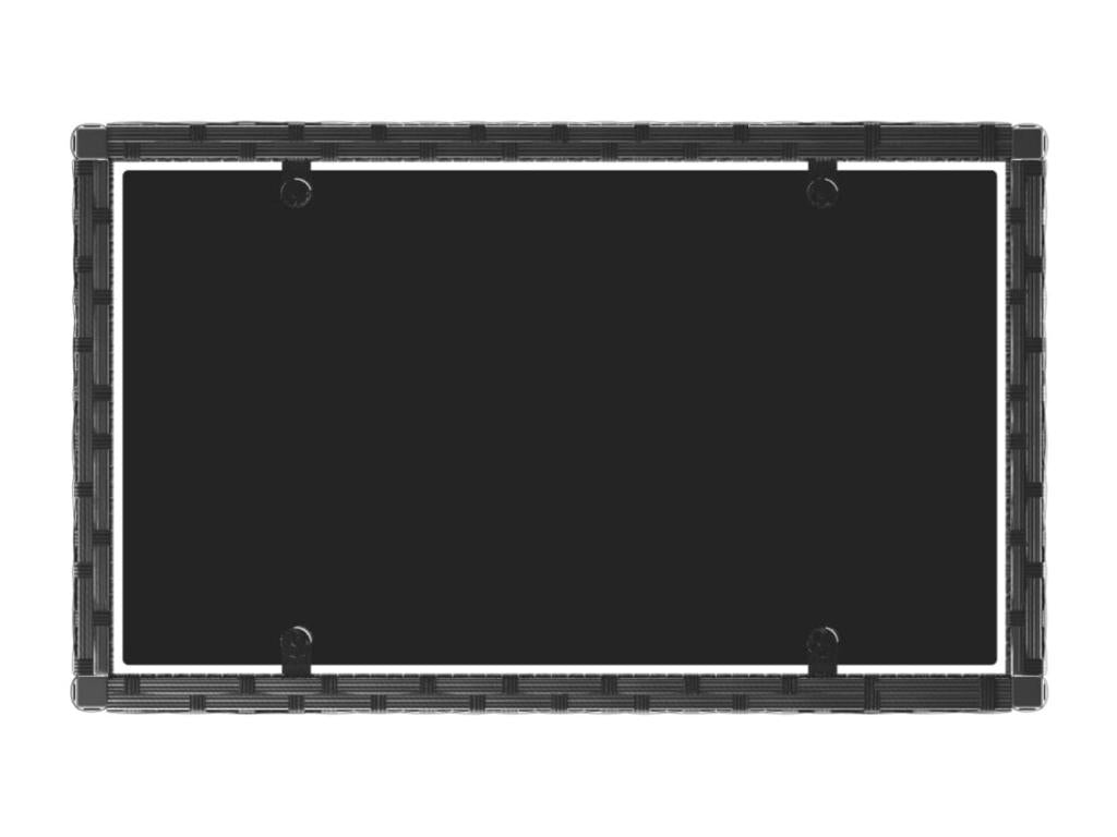 Four Piece Outdoor Lounge Set With Cushions In Black Resin Wicker Modular Weather Resistant Patio Furniture