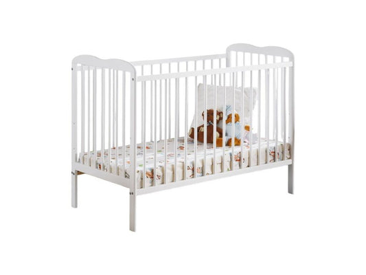 Cosavio Evolutive Baby Bed Height Adjustable White Matte