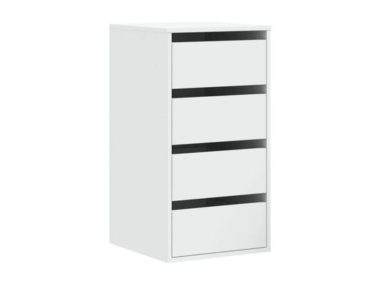 Decoepure White Corner Cabinet 40x41x76 Centimeters Engineered Wood Storage Unit For Small Spaces