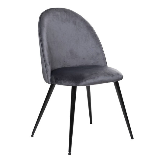 Boucle Chair In White Soft Upholstery Modern Silhouette For Everyday Seating