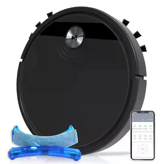 3 In 1 Robotic Floor Cleaner With App Control UV Light Auto Dirt Disposal 15W Brushless Motor