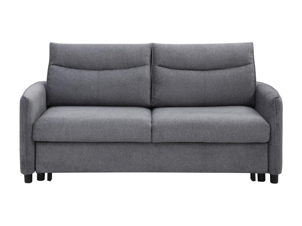 Decovivante 3 Seater Convertible Sofa In Gray Polyester Fabric With Wood And Plywood Frame And Drawer Bed Conversion