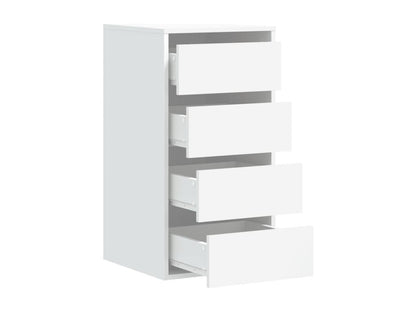 Decoepure White Corner Cabinet 40x41x76 Centimeters Engineered Wood Storage Unit For Small Spaces
