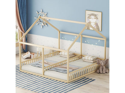 Cabin Bed For Two Children 90x200 Natural