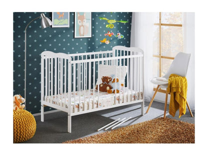 Cosavio Evolutive Baby Bed Height Adjustable White Matte