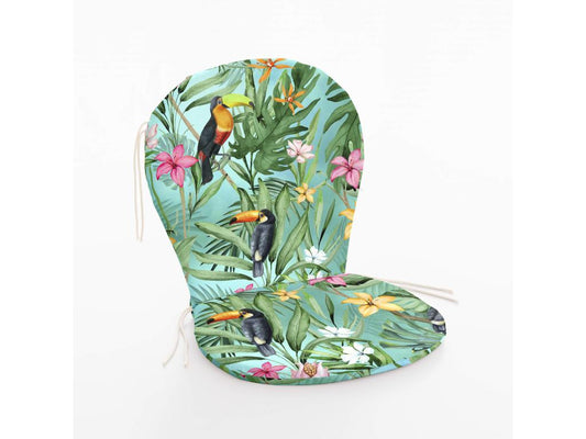 0120-416 Outdoor Chair Cushion 90x48x5 cm Pink